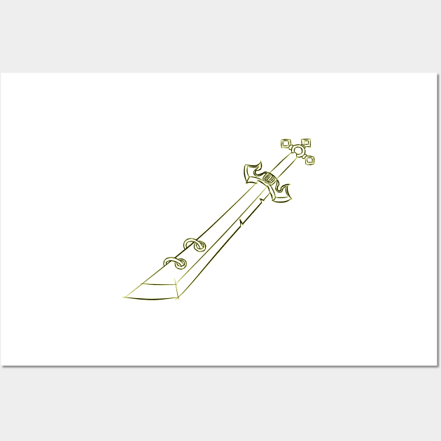 Master Yi Sword Wall Art by DeLyss-Iouz